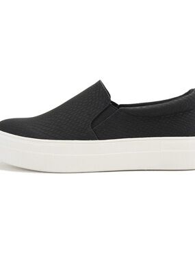 SODA Women's Platform Slip on with Cushion Foam: HIKE in Black Cobra - New